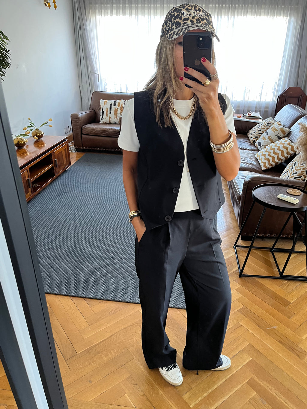 Black Frillu Signature Vest