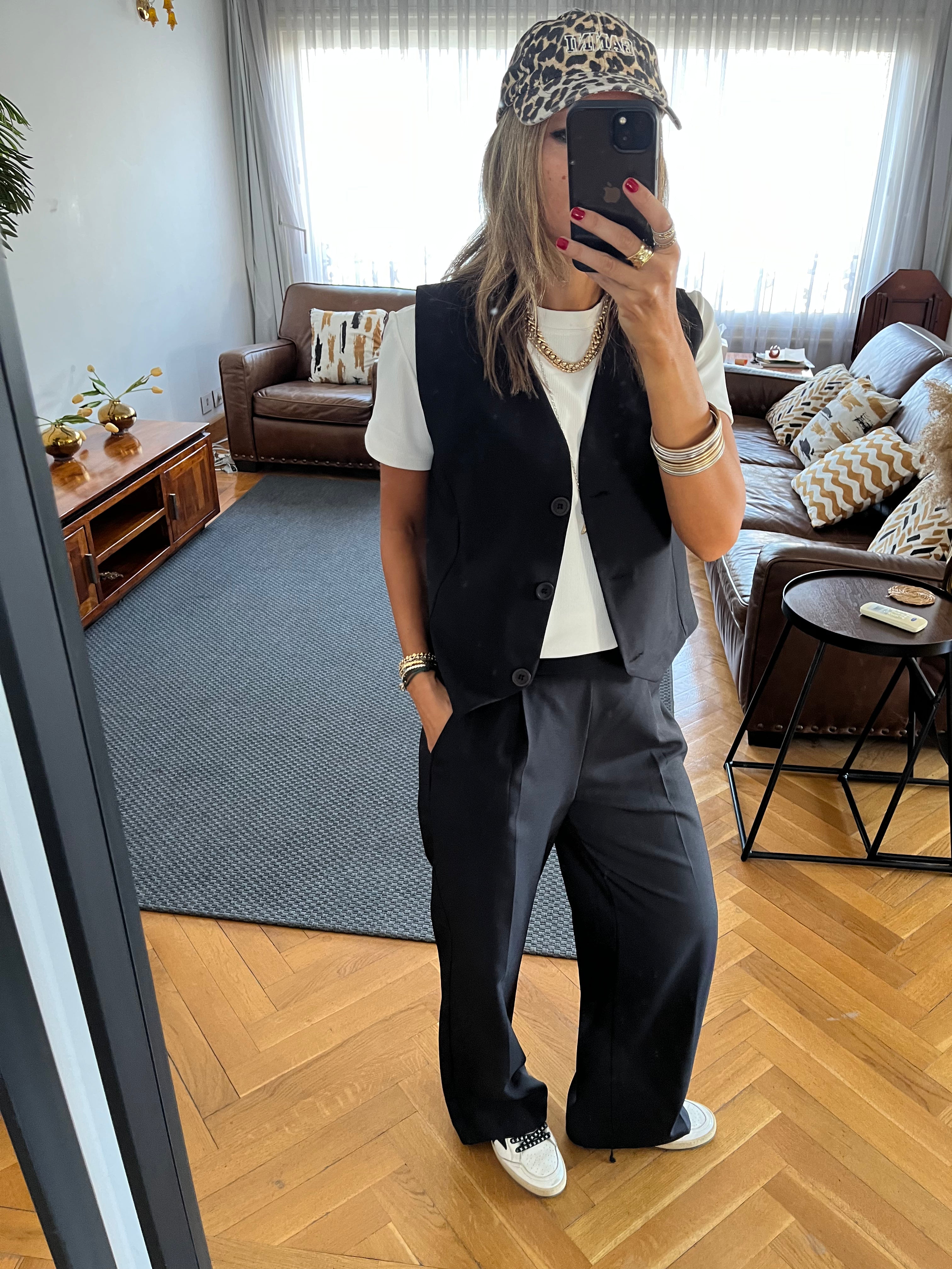 Black Frillu Signature Vest