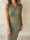 PREORDER Olive 99 Interknit Basic Dress