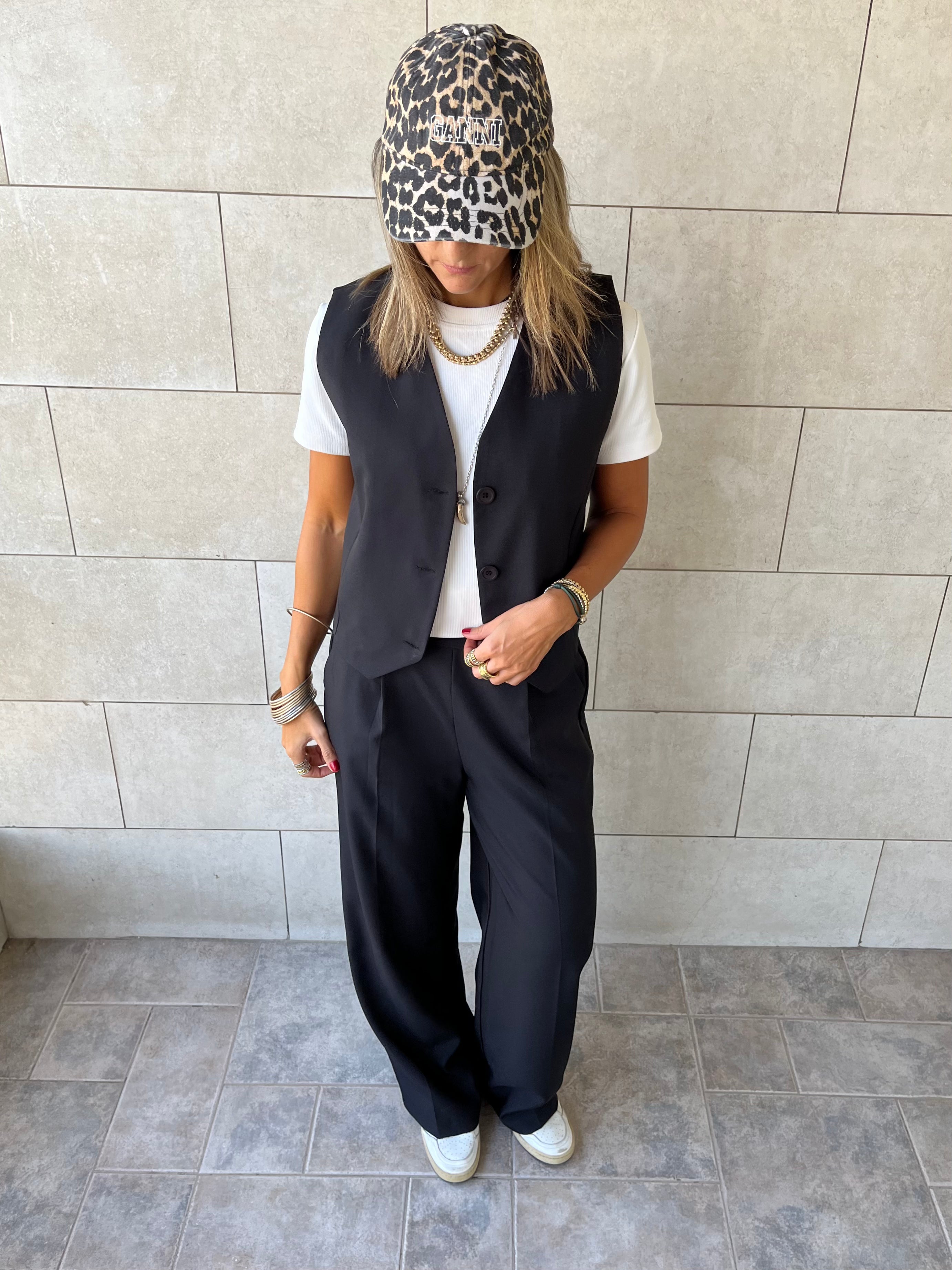 Black Frillu Signature Pants