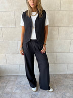 Black Frillu Signature Pants