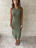 PREORDER Olive 99 Interknit Basic Dress