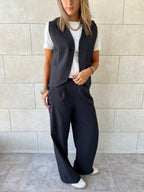 Black Frillu Signature Pants