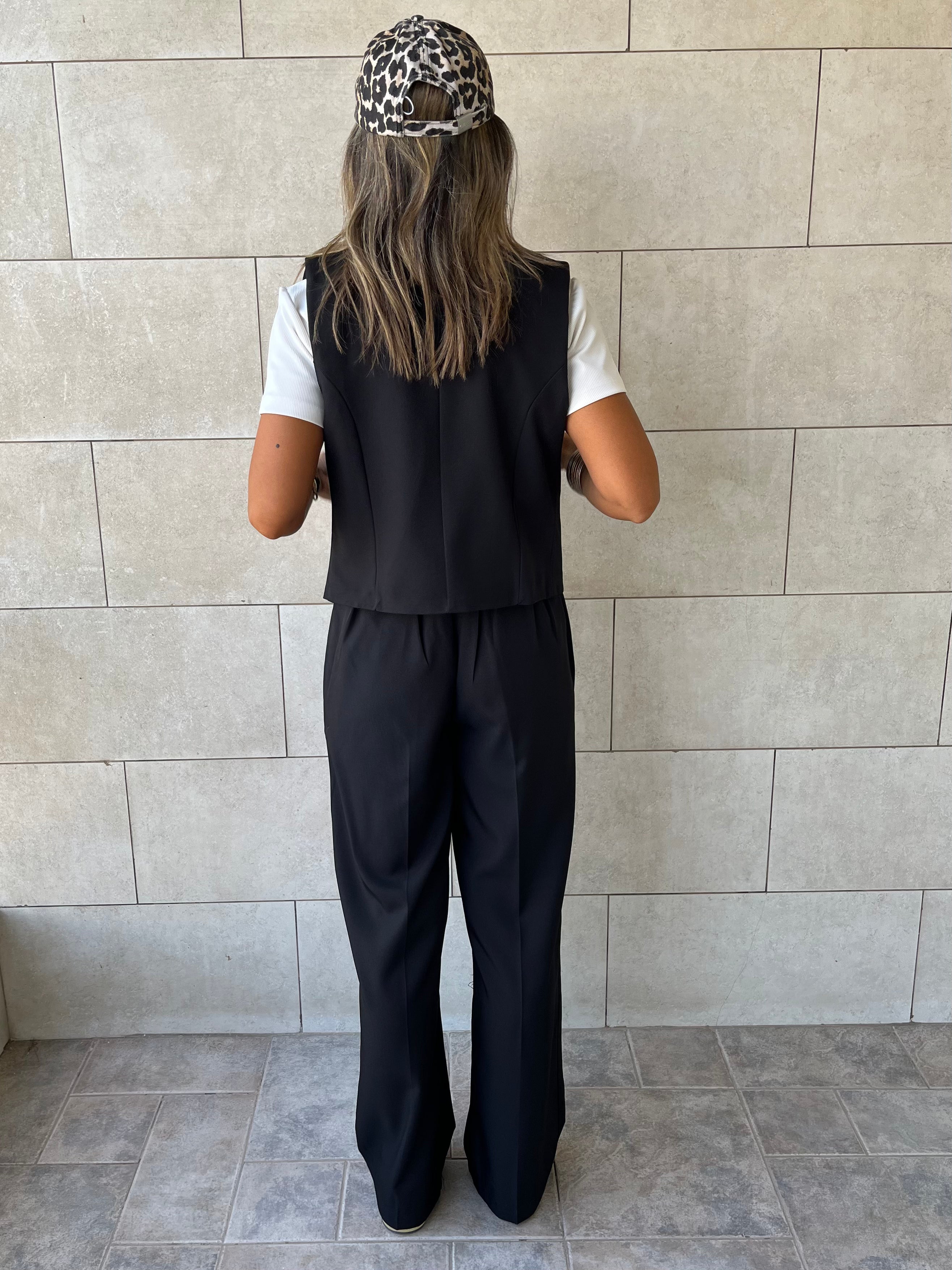 Black Frillu Signature Vest