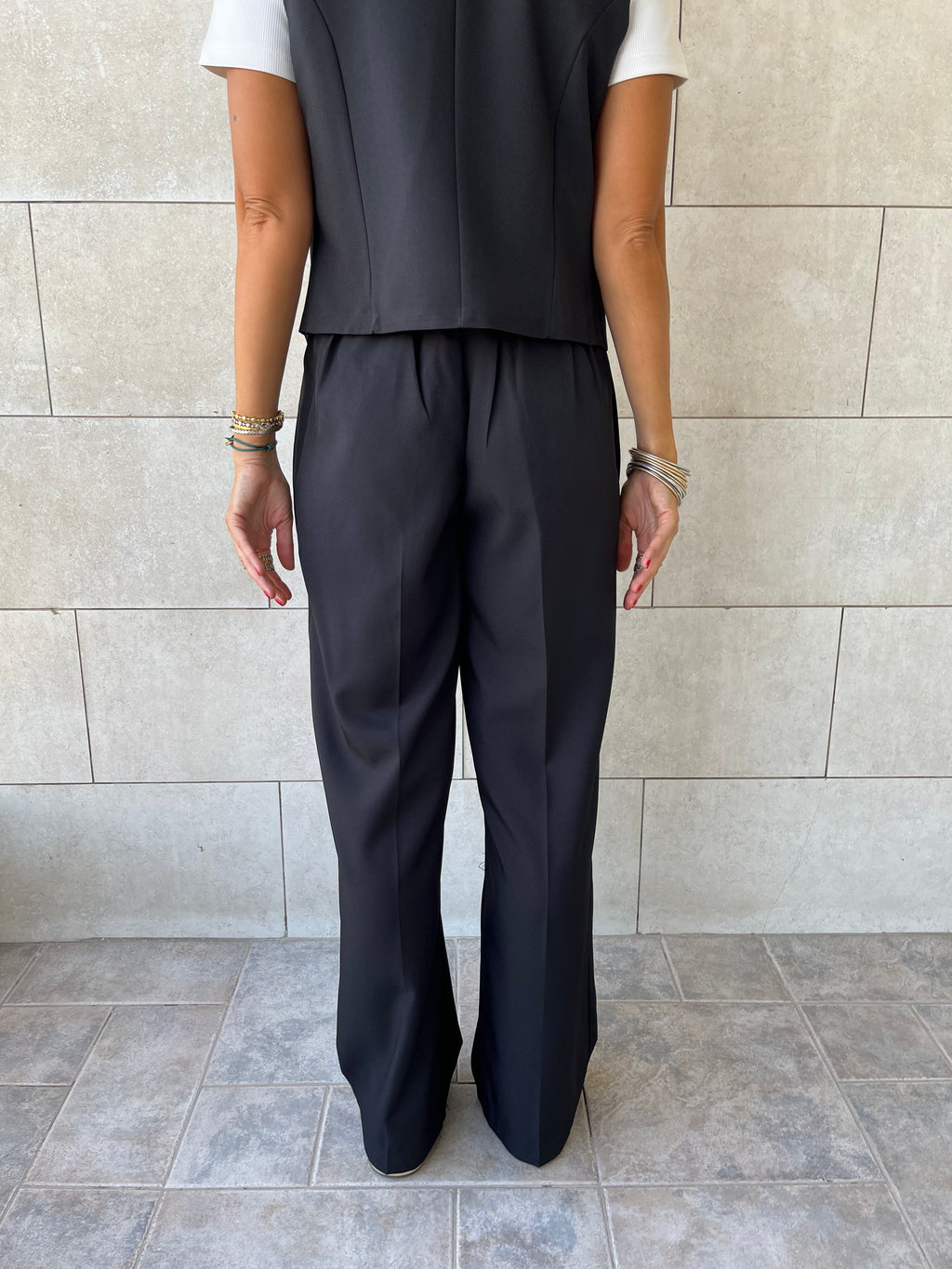 Black Frillu Signature Pants