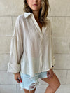 Beige Basic Chiffon Essential Shirt