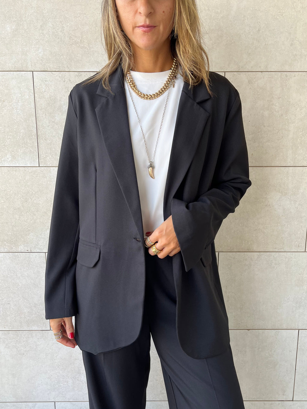 Black Oversize Blazer