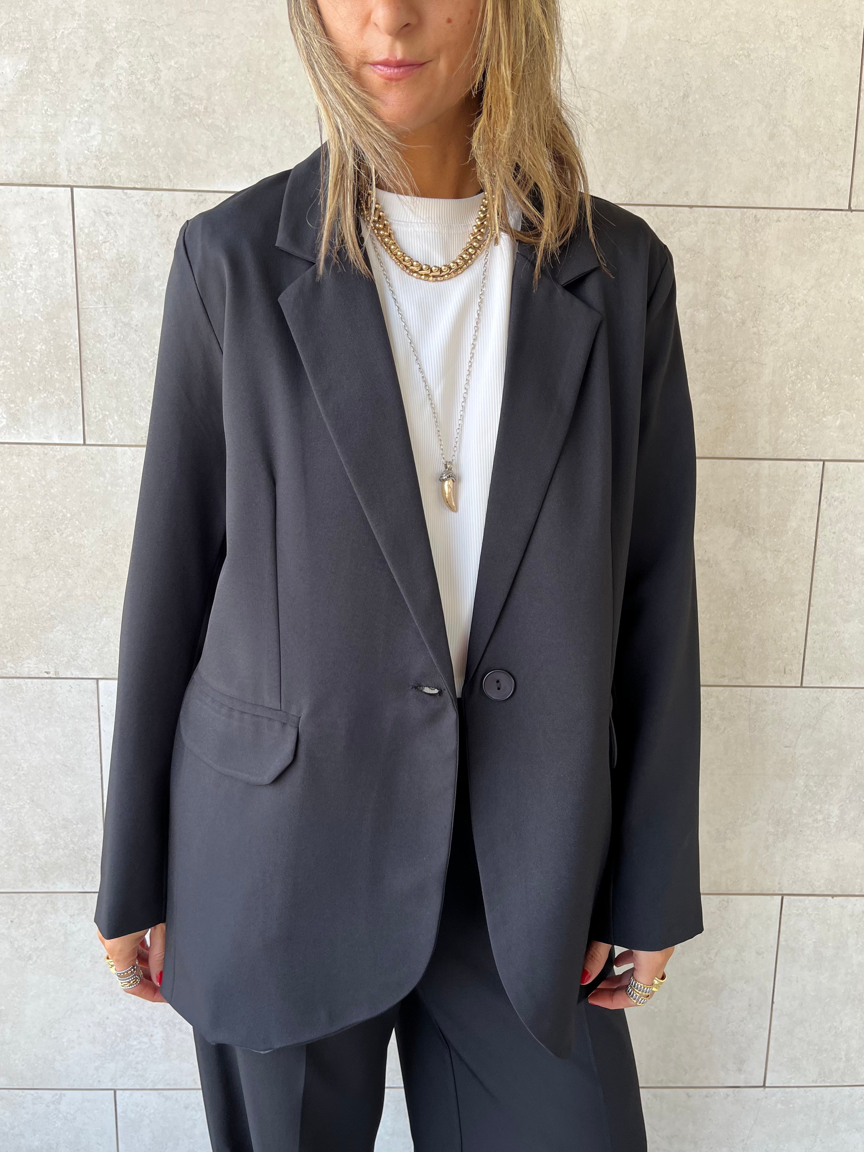 Black Oversize Blazer