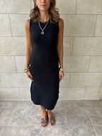 Black 99 Interknit Basic Dress