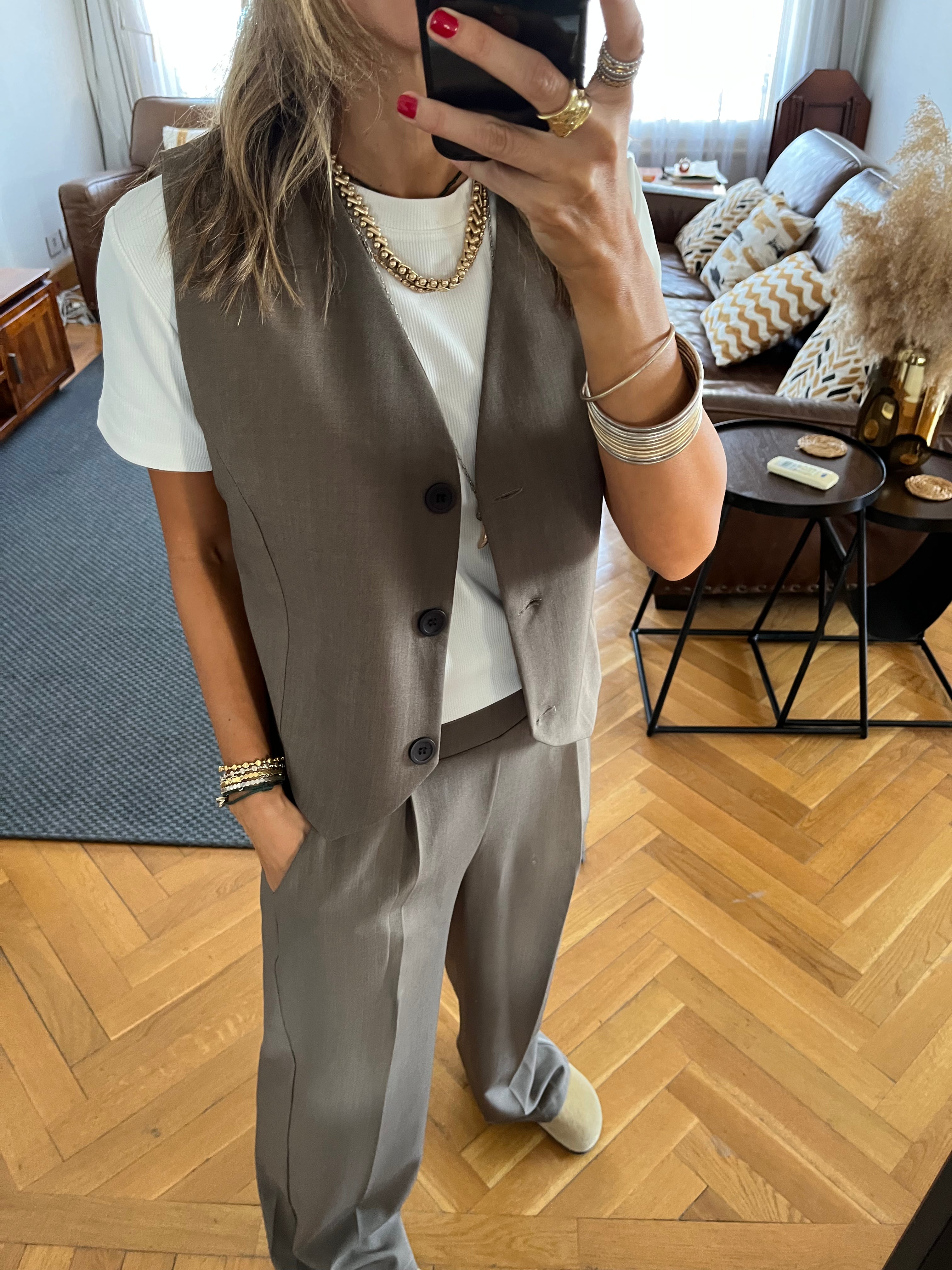 Olive Frillu Signature Vest