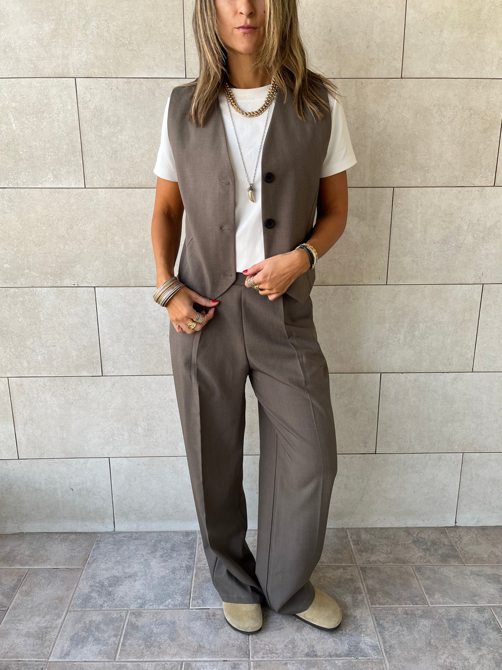 Olive Frillu Signature Pants