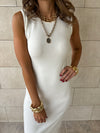 PREORDER White 99 Interknit Basic Dress