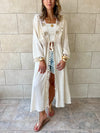 Beige Limited Edition Linen Kimono