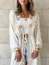 Beige Limited Edition Linen Kimono
