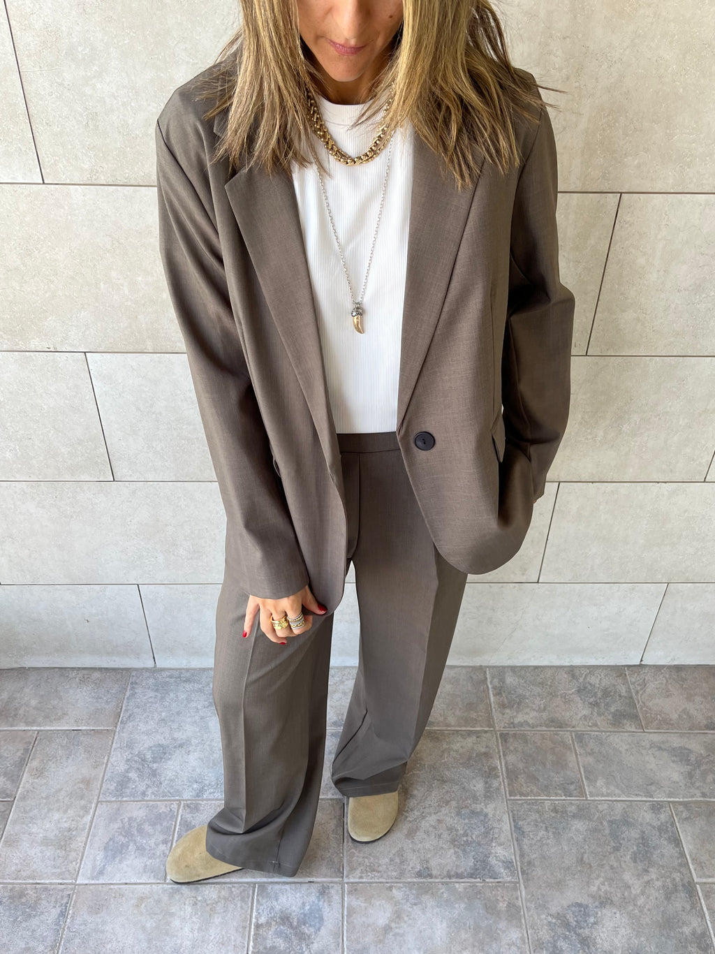 Olive Oversize Blazer