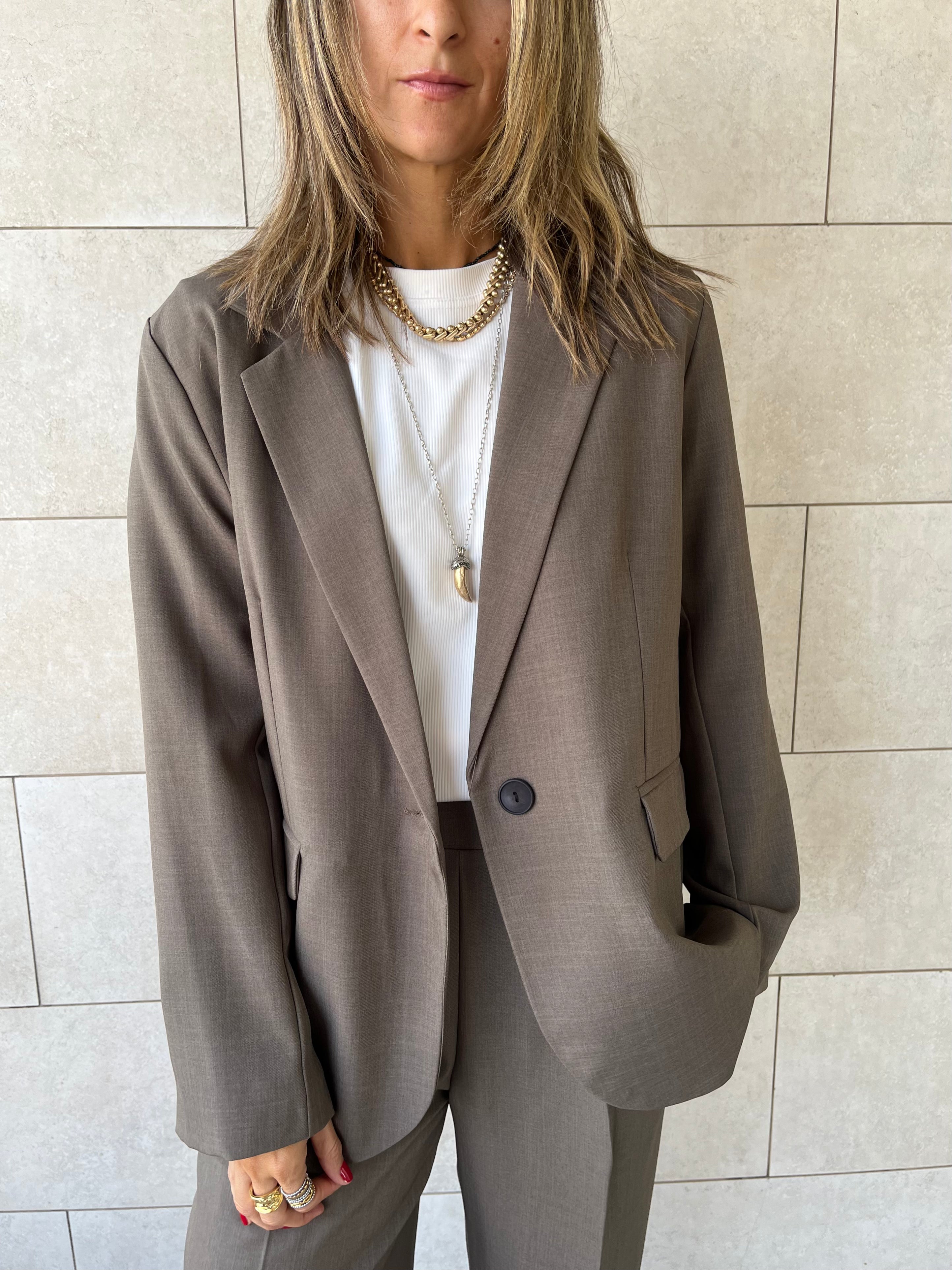 Olive Oversize Blazer