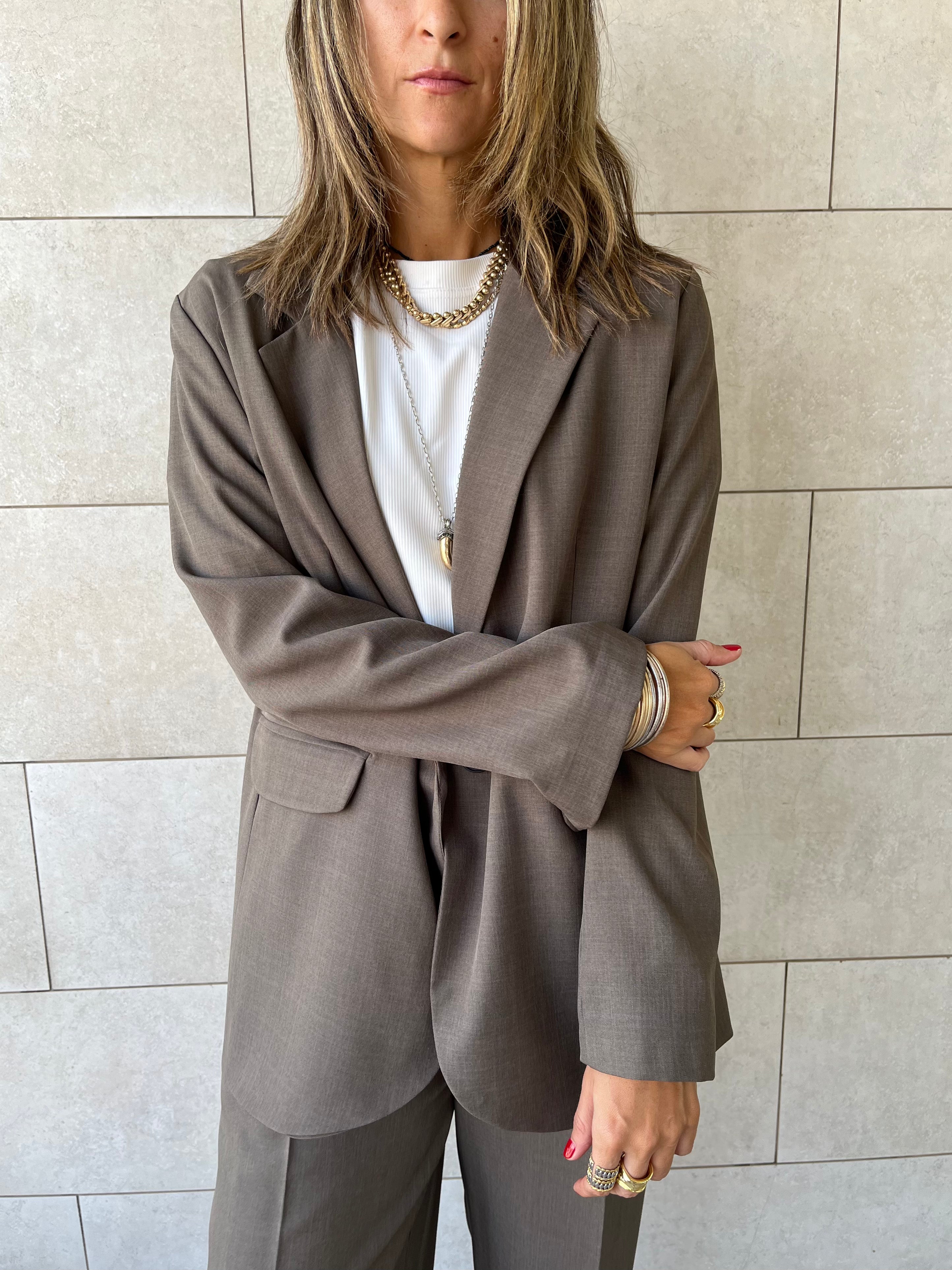 Olive Oversize Blazer