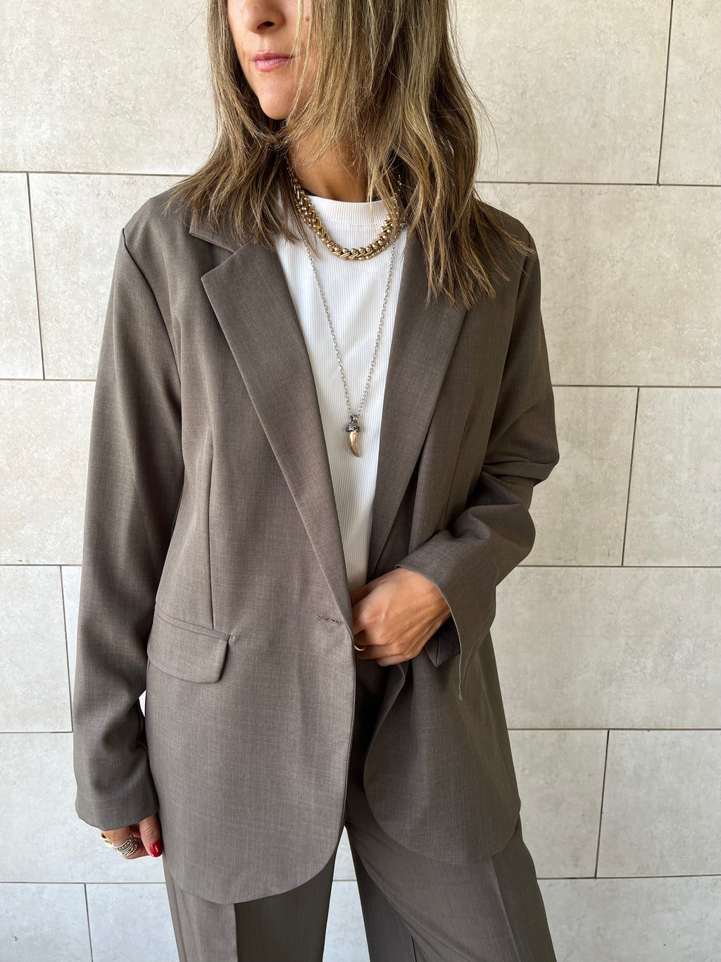 Olive Oversize Blazer