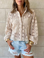 Beige Limited Edition Detailed Shirt
