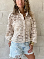 Beige Limited Edition Detailed Shirt