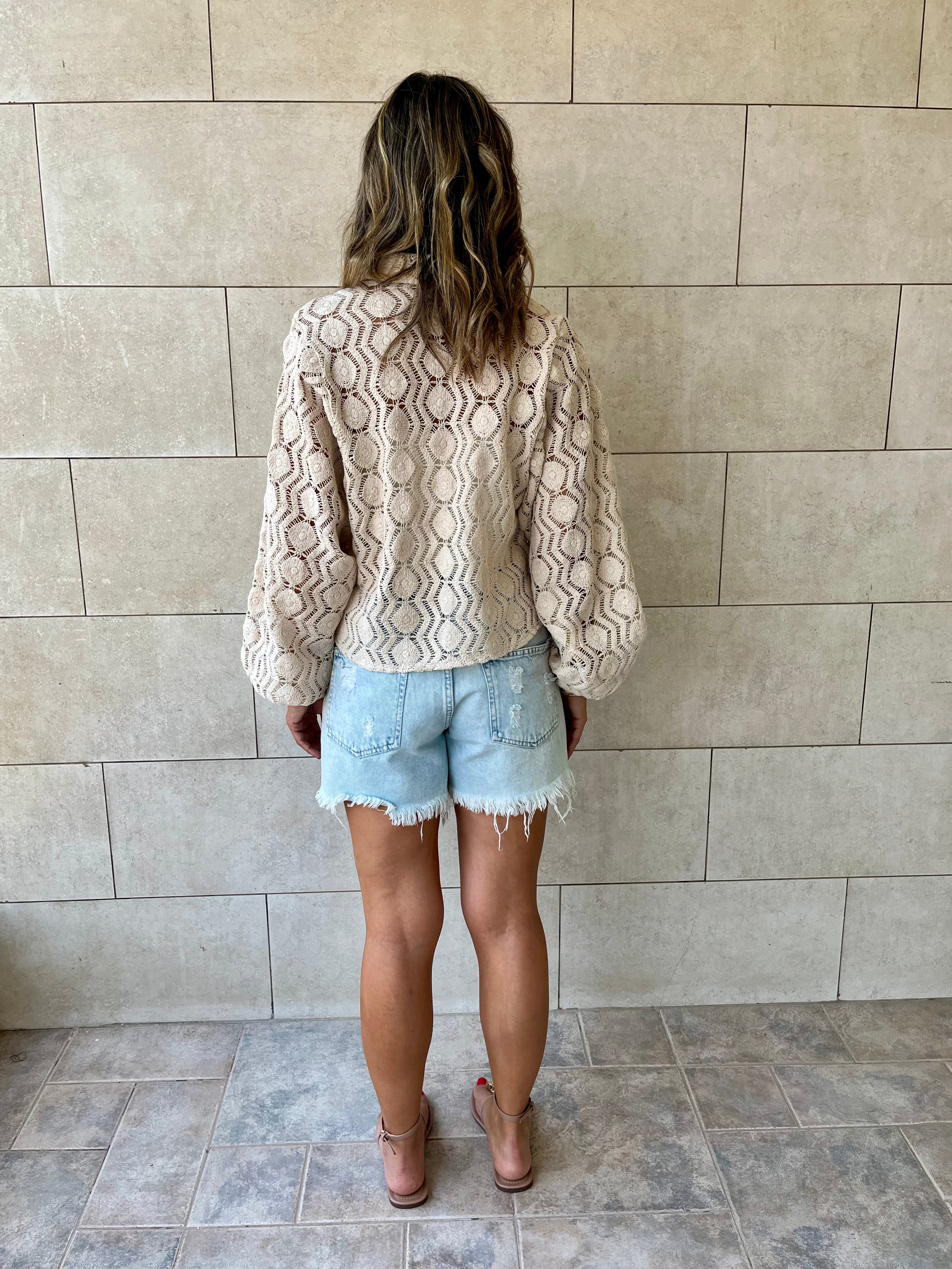 Beige Limited Edition Detailed Shirt