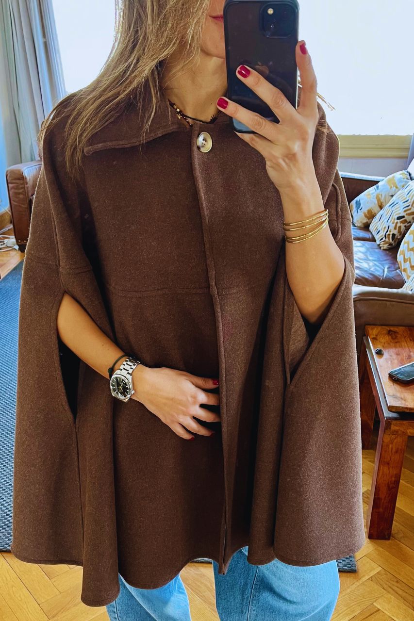 Chocolate Brown Quiet Confidence Cape