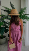 Lilac Picnic Table Tiered Dress
