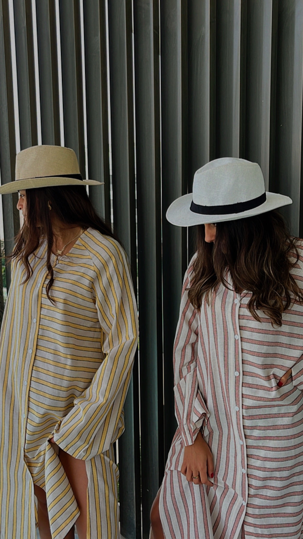 Yellow Desert Lined Linen Dress