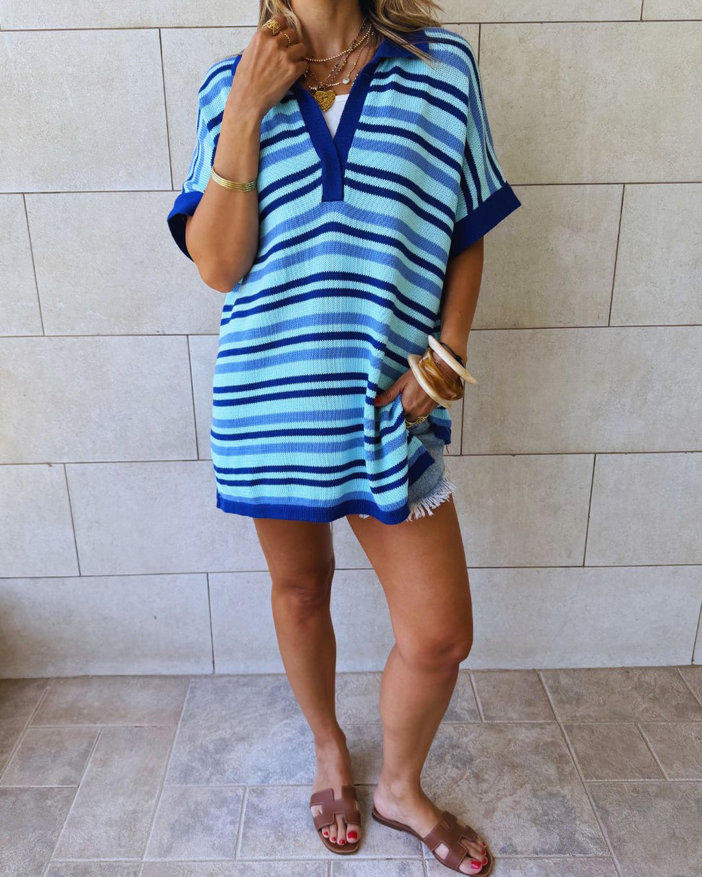 Blue Yacht Tunic