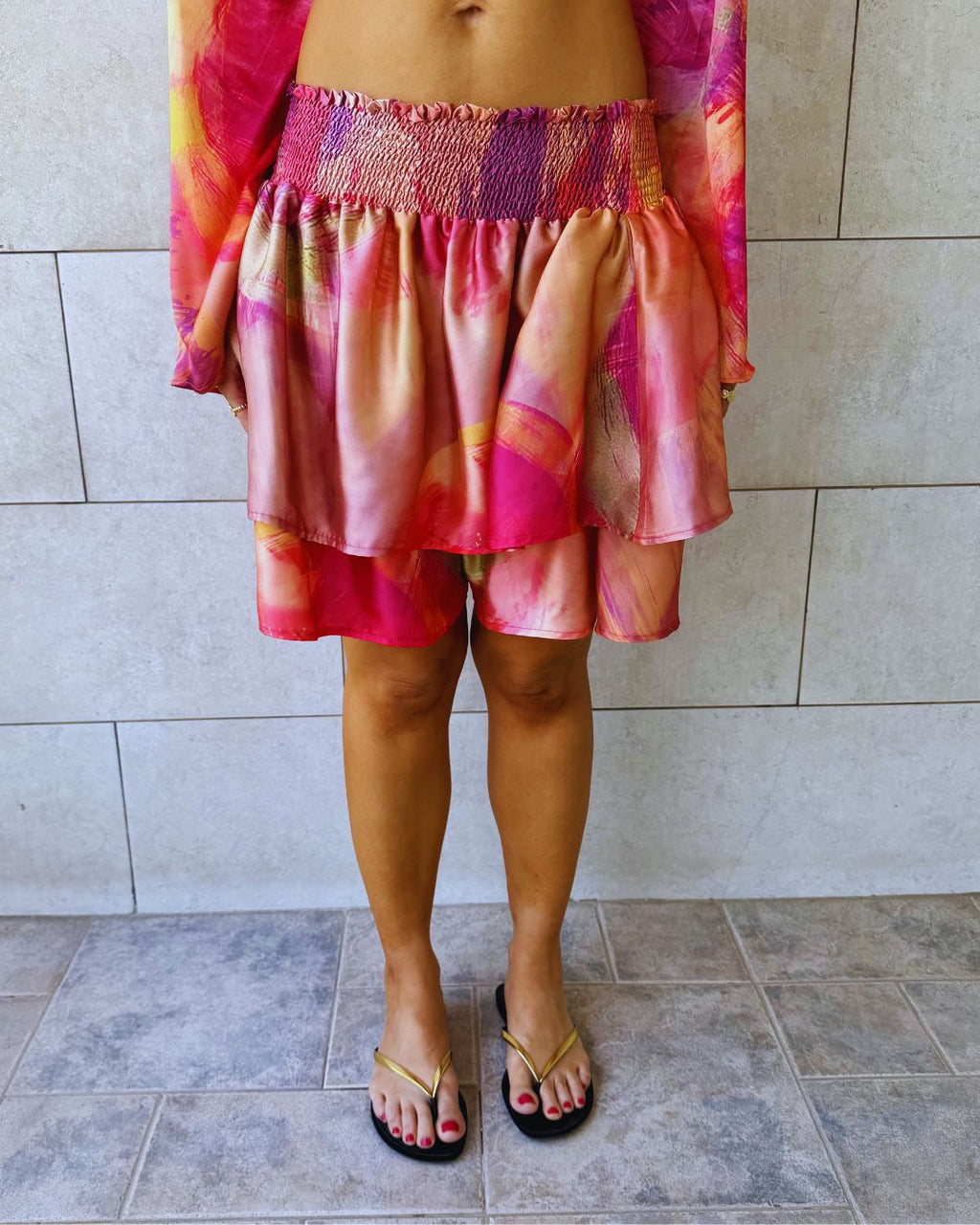 Sabbia Rosa Short Skirt
