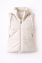 Beige Puffer Vest