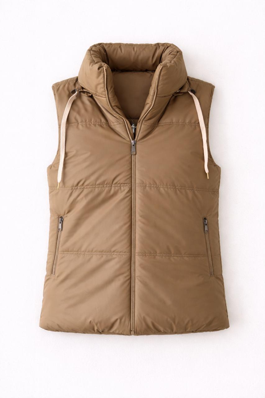 Brown Puffer Vest