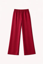 Burgundy Between Moments Pants