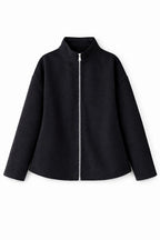 Black Cool Weather Zip Up