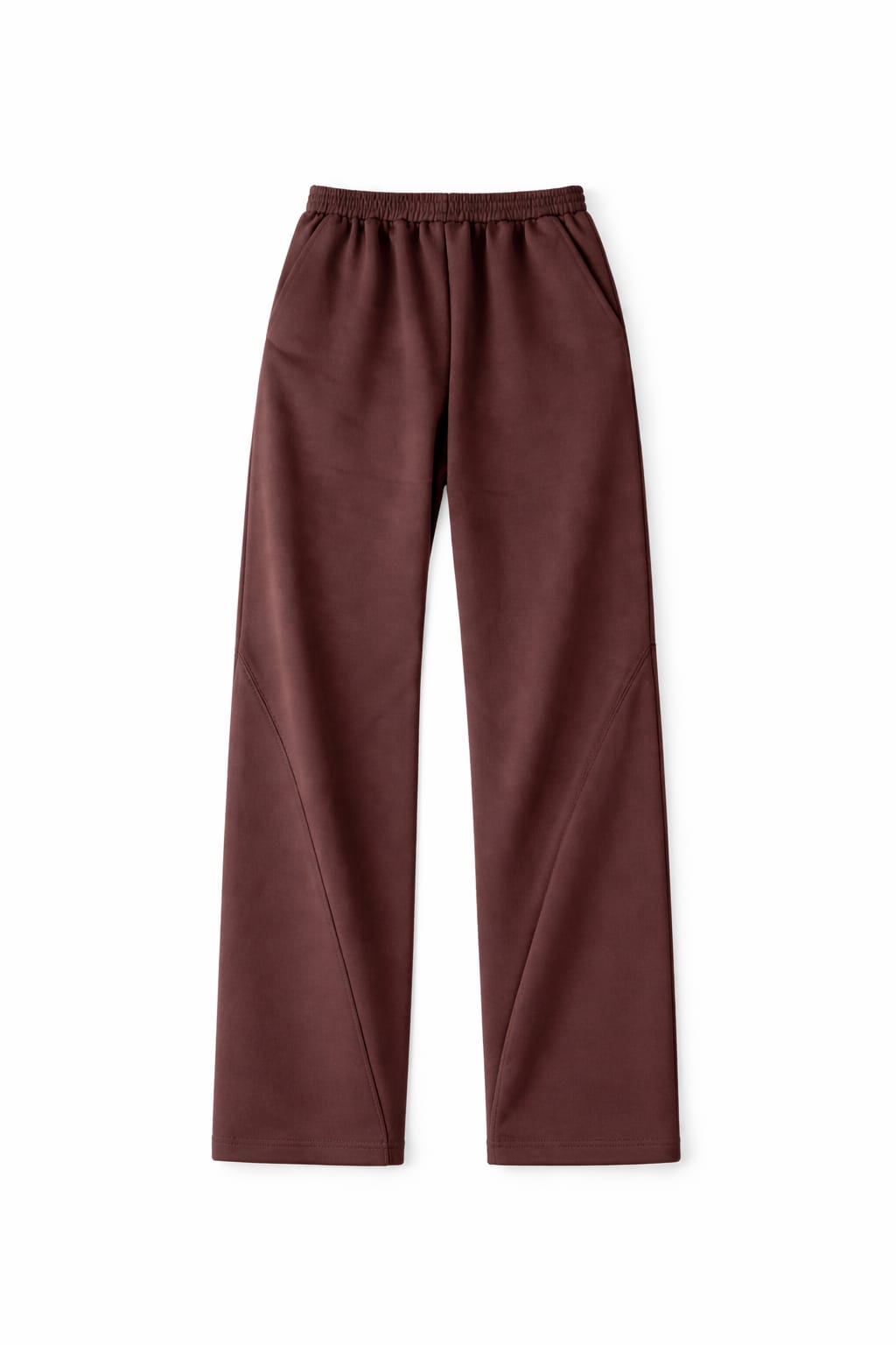 Brown Signature Balloon leg sweatpants