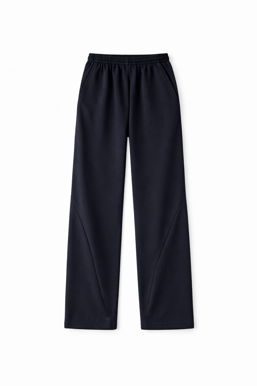 Black Signature Balloon leg sweatpants
