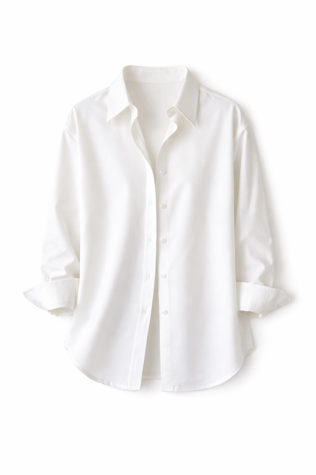 White Boyfriend Oxford Shirt