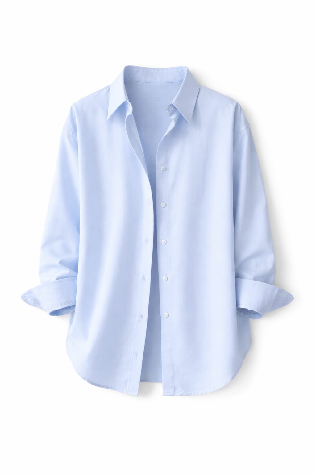 Baby Blue Boyfriend Oxford  Shirt