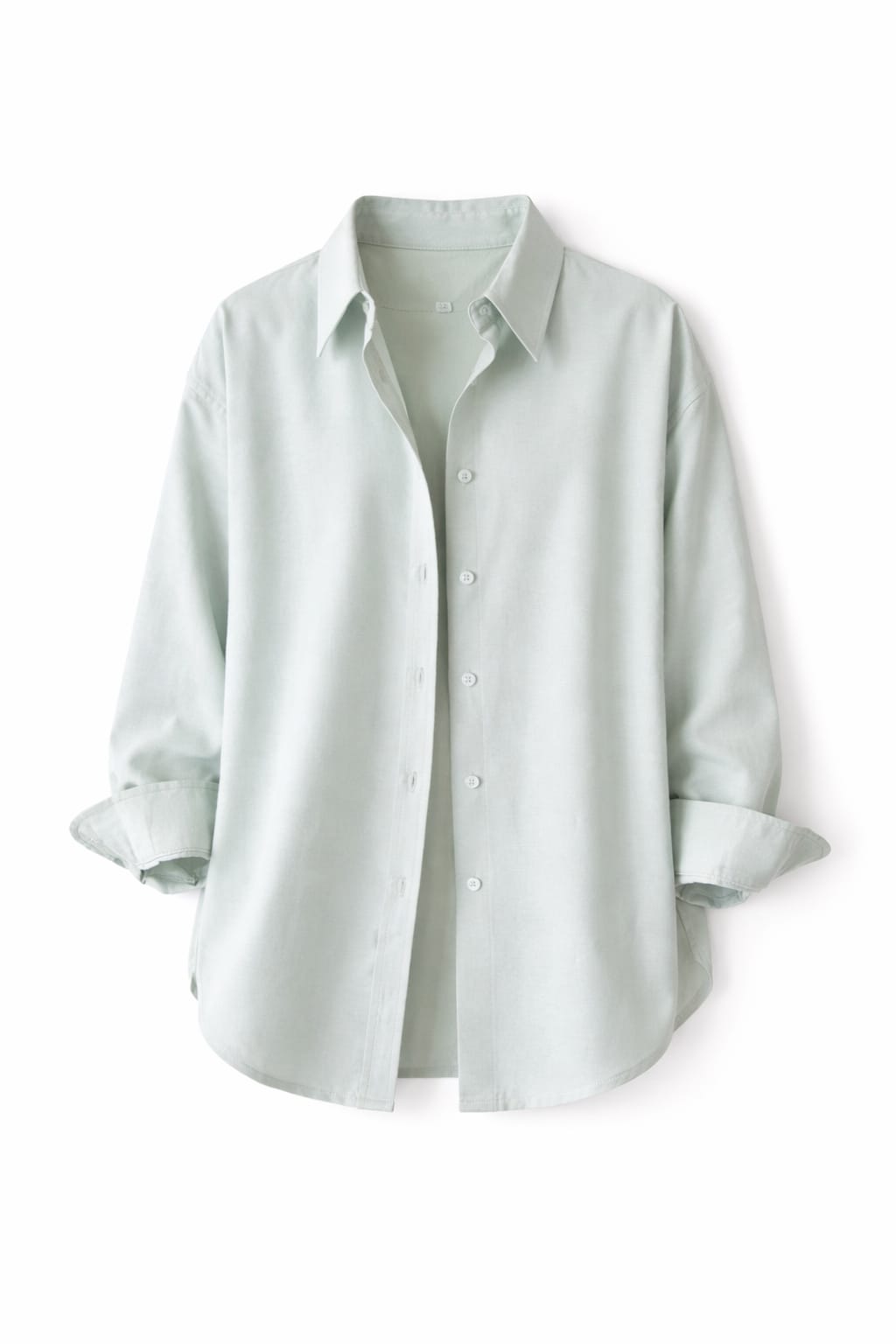 Mint Boyfriend Oxford Shirt