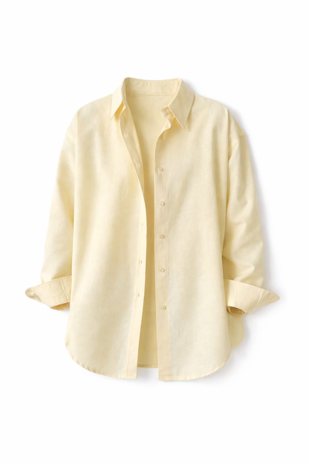 Butter Yellow Boyfriend Oxford Shirt