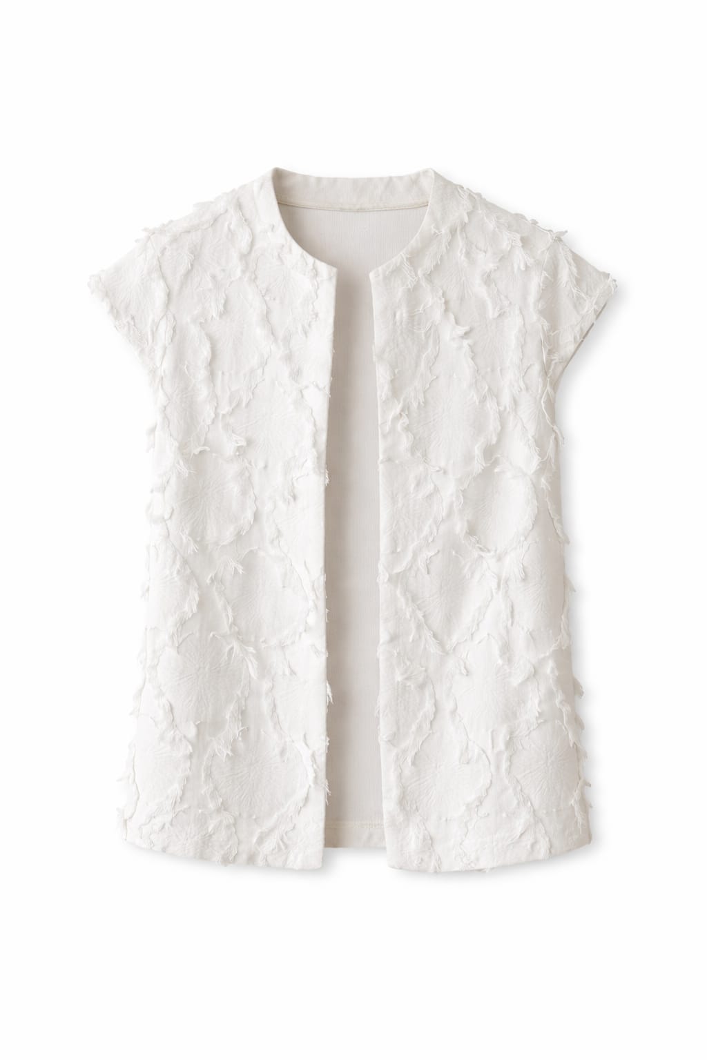 White Whisper Statement Vest