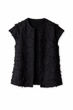 Black Whisper Statement Vest