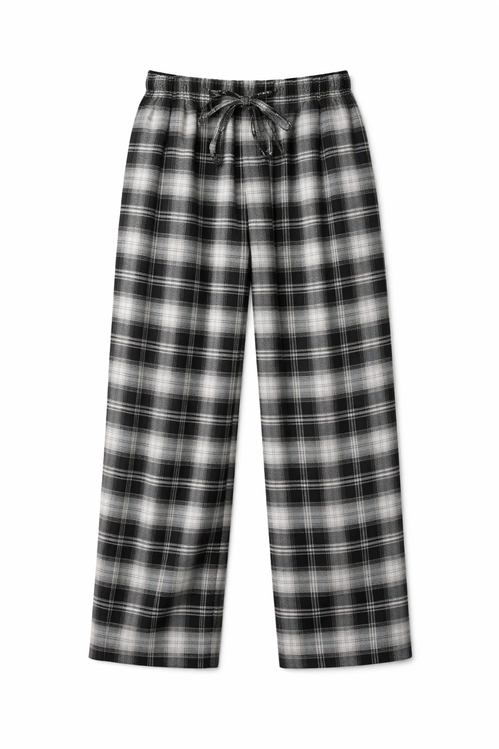 Black Plaid Core Pants