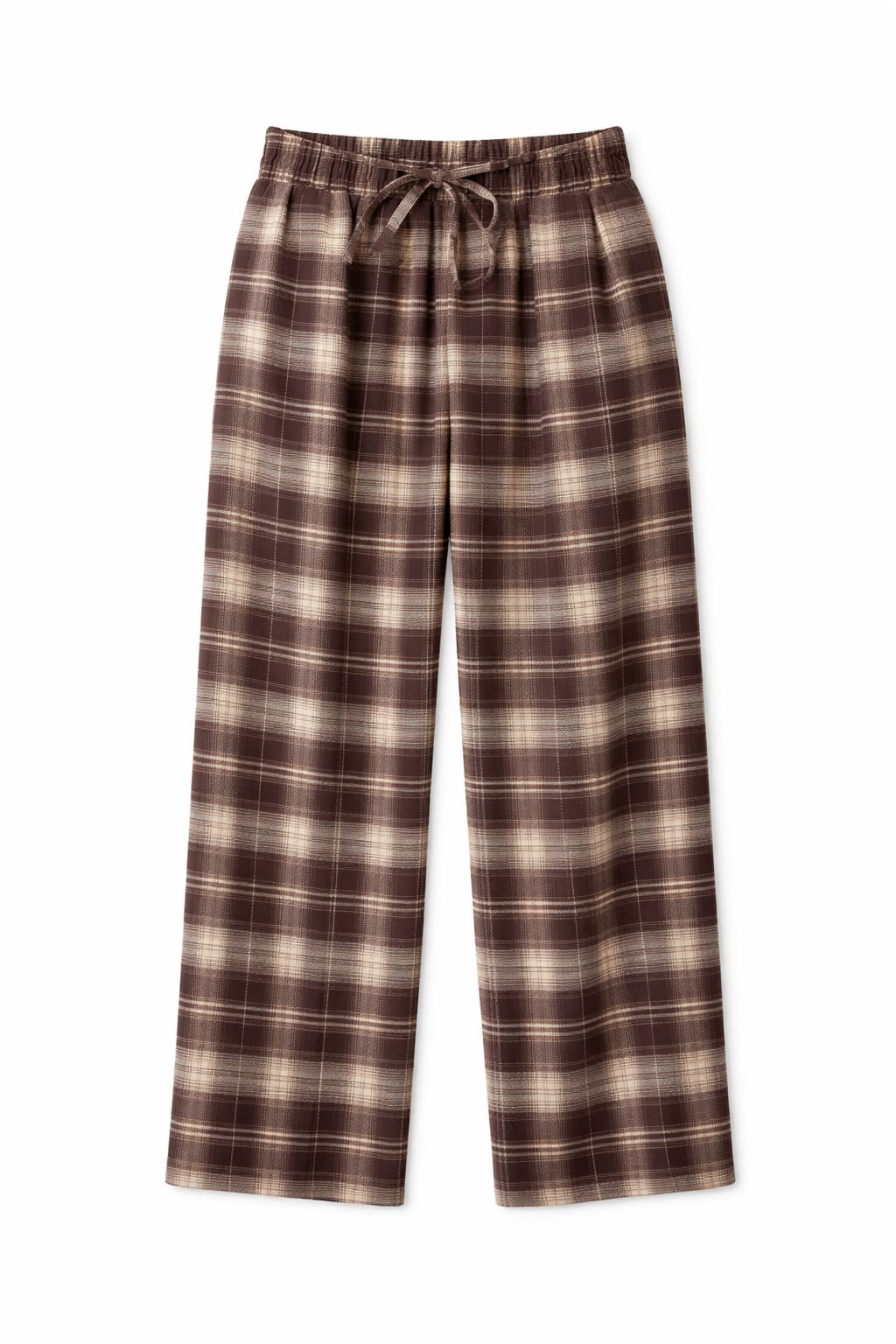 Brown Plaid Core Pants