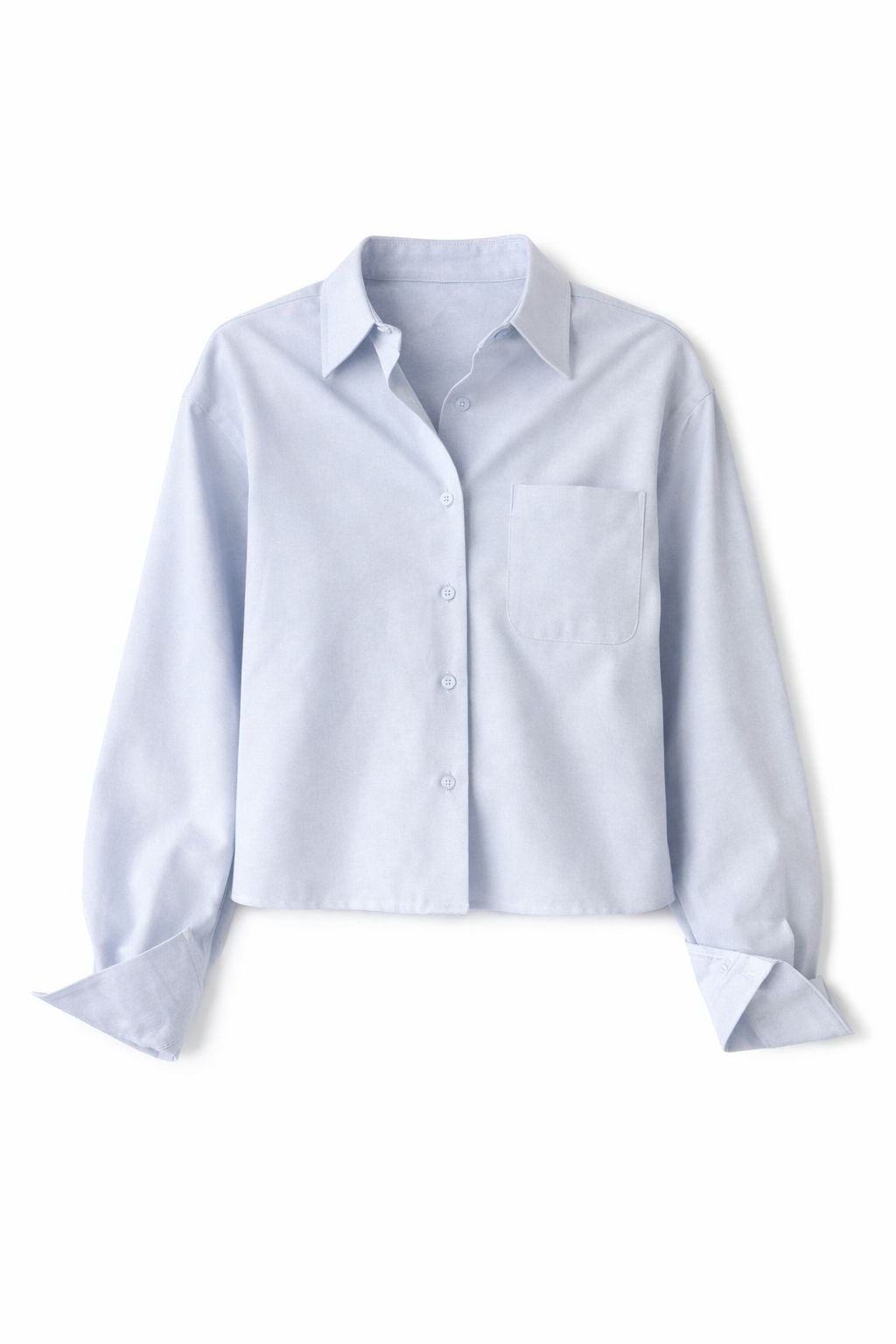 Grey Boyfriend Oxford Short Shirt