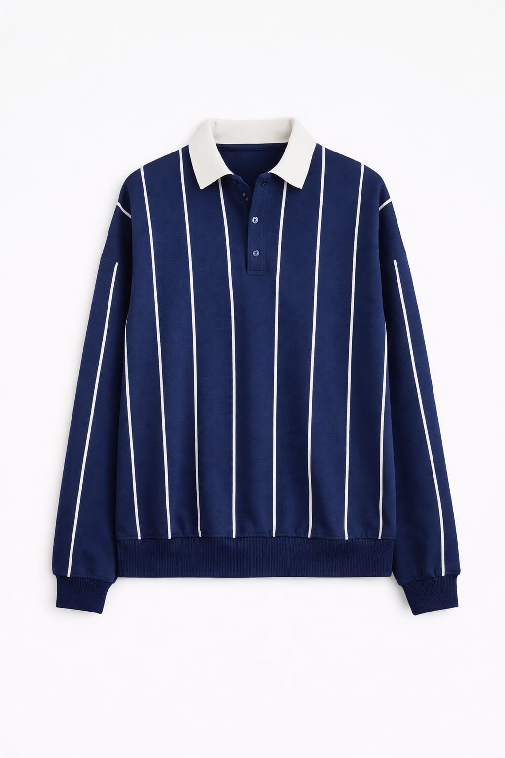 Navy Retro Light Weight Polo