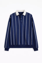 Navy Retro Light Weight Polo