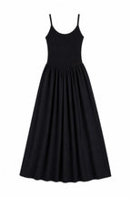 Black Drop Waist Dress
