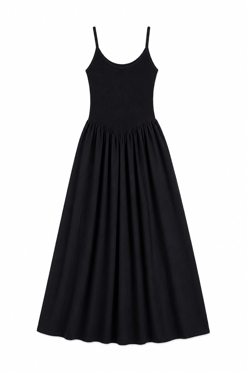 Black Drop Waist Dress