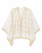 Ivory Floral Sheer Top